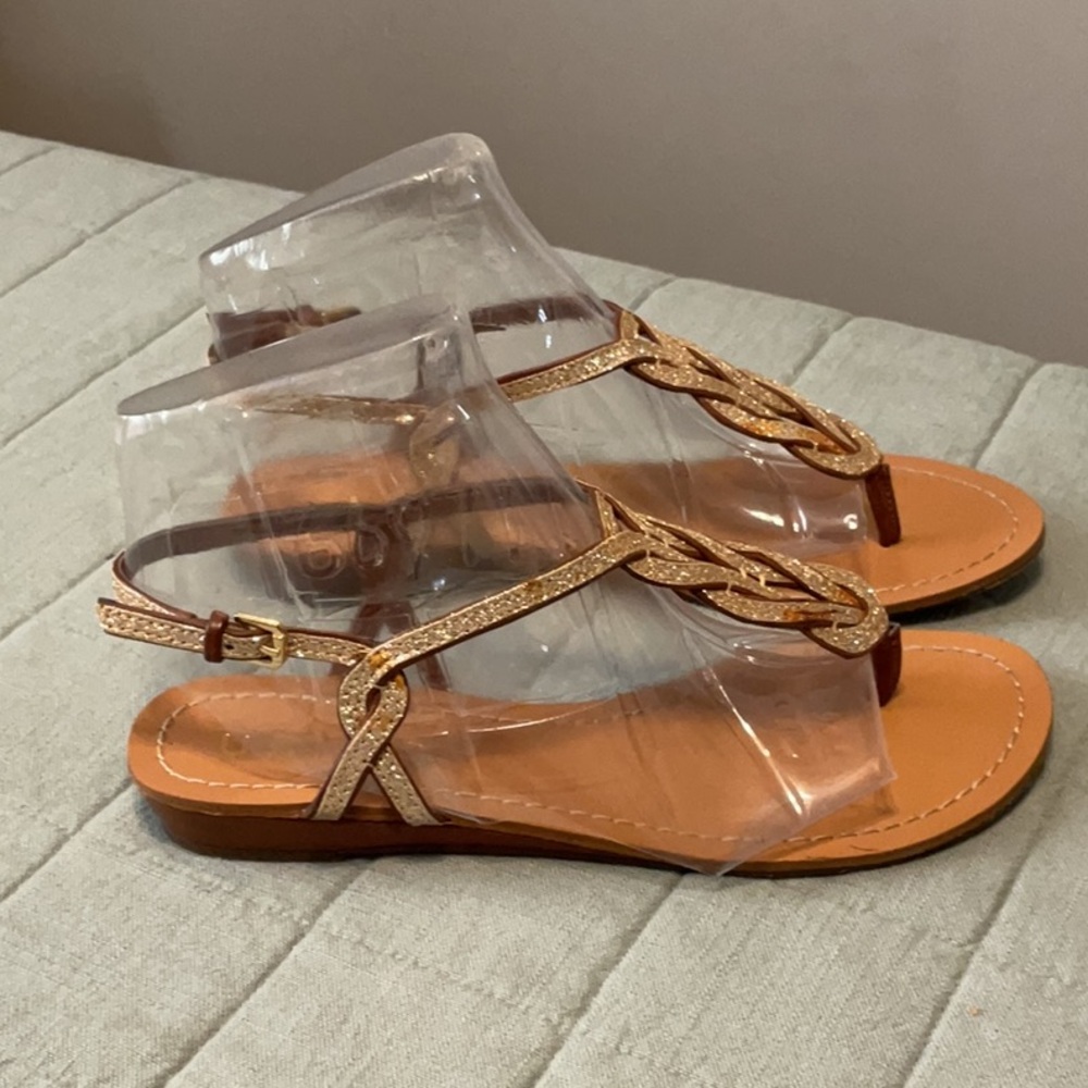 Women's Gold Sandals